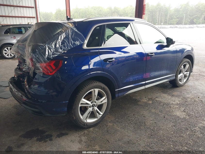 Vin: wa1decf38m1056123, lot: 46022261, audi q3 premium 45 tfsi s line quattro tiptronic 20214