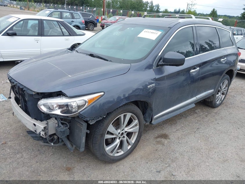 Vin: 5n1cl0mm1ec526723, lot: 46022269, infiniti qx60 hybrid 20142