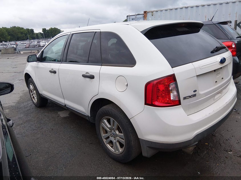 Vin: 2fmdk3gc8cba60958, lot: 46022300, ford edge se 20123