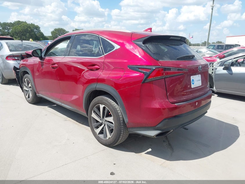 Vin: jtjgarbz4l5006884, lot: 46022366, lexus nx 300 20203