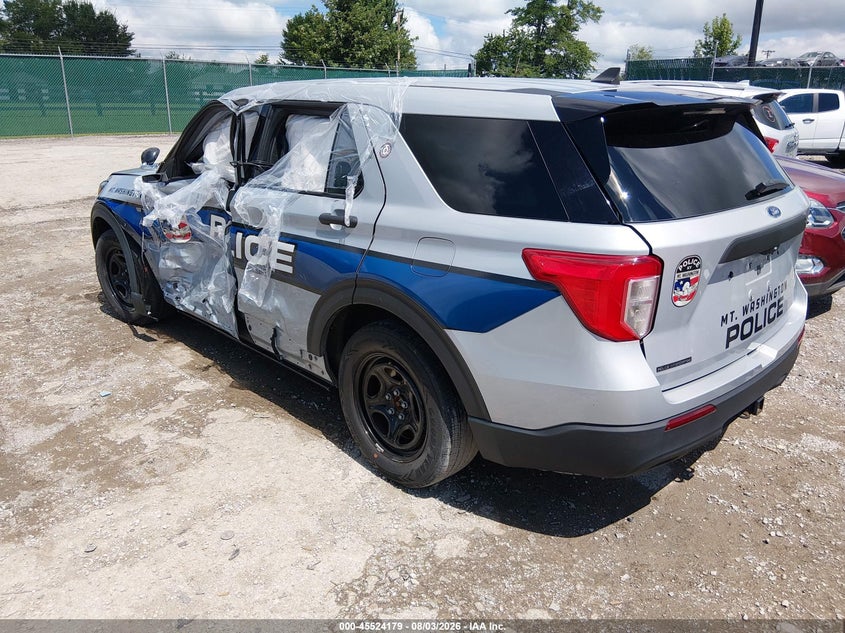 Vin: 1fm5k8ac4ngc19786, lot: 46022423, ford police interceptor utility 20223