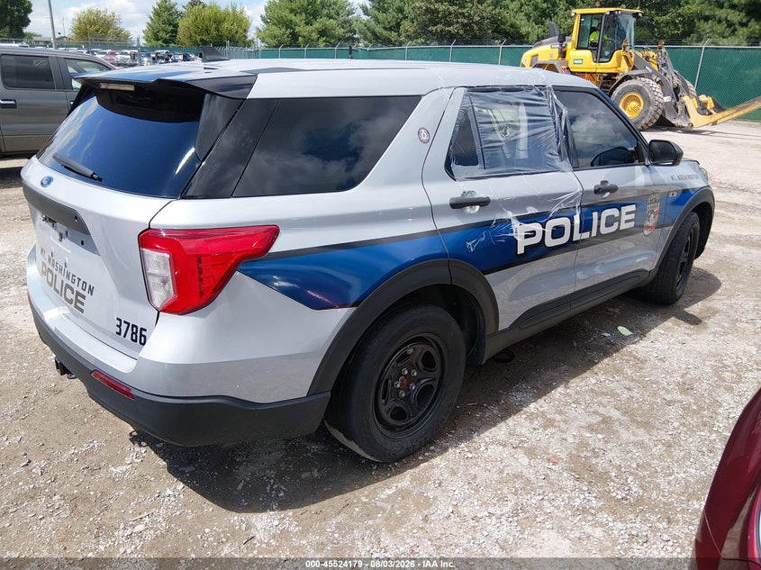 Vin: 1fm5k8ac4ngc19786, lot: 46022423, ford police interceptor utility 20224