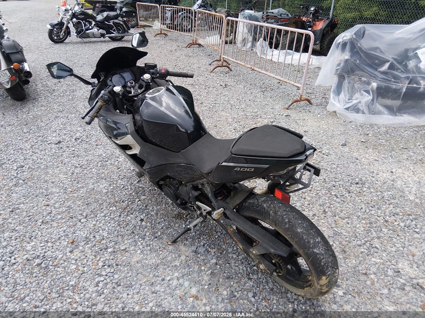 2019 KAWASAKI EX400 auction photo 3
