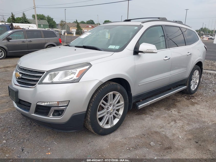 Vin: 1gnkvgkdxfj385192, lot: 46022661, chevrolet traverse lt 20152