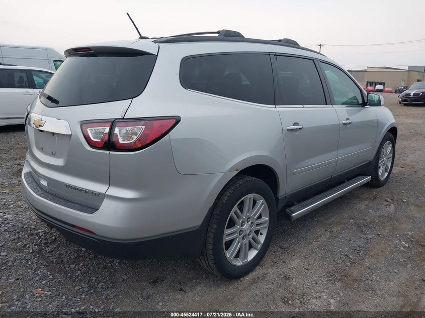 Vin: 1gnkvgkdxfj385192, lot: 46022661, chevrolet traverse lt 20154