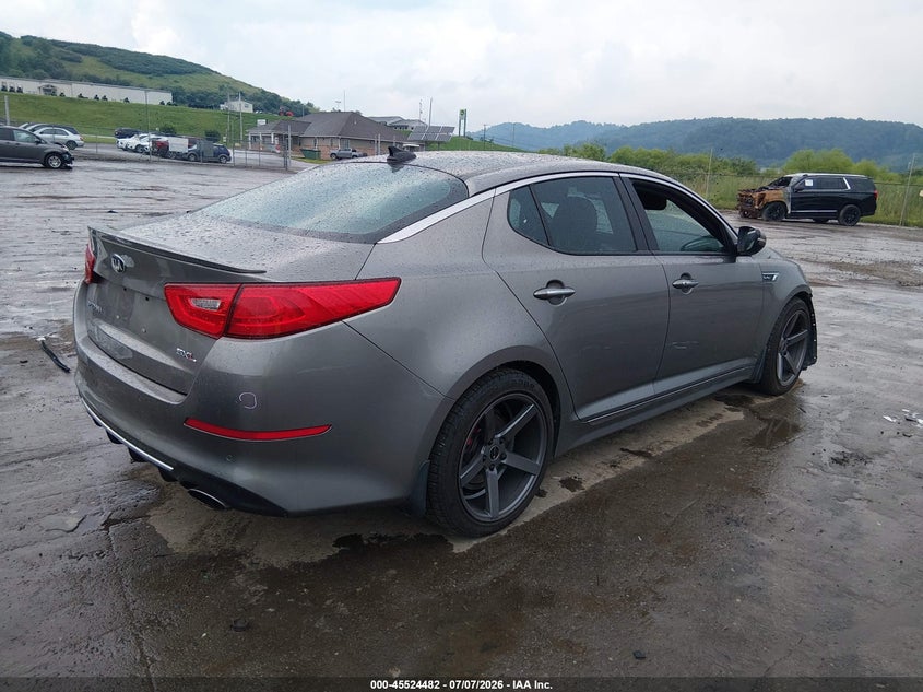 Vin: 5xxgr4a61eg337670, lot: 46022726, kia optima sxl turbo 20144