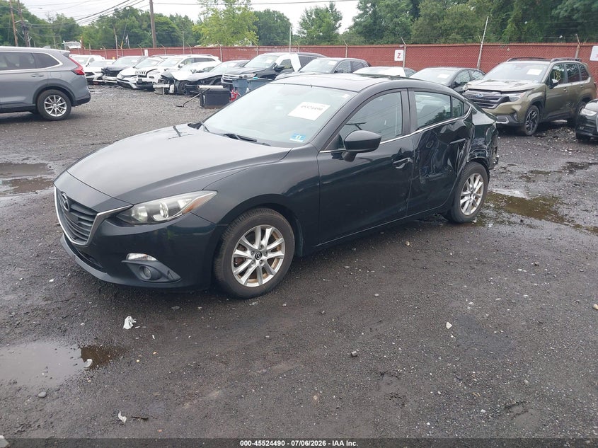 Vin: jm1bm1x75g1336608, lot: 46022734, mazda mazda3 i grand touring 20162