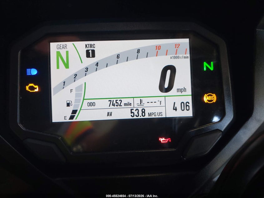 2024 Kawasaki Ex650 P VIN: ML5EXEP10RDAD5083 Lot: 45524654