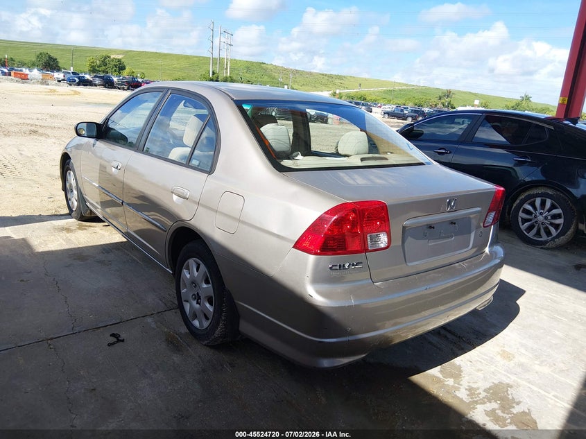 2004 HONDA CIVIC auction photo 3