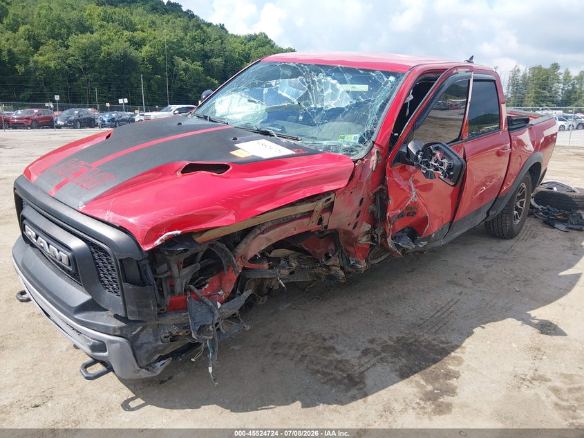 Vin: 1c6rr7yt8gs151436, lot: 46022968, ram 1500 rebel 20162