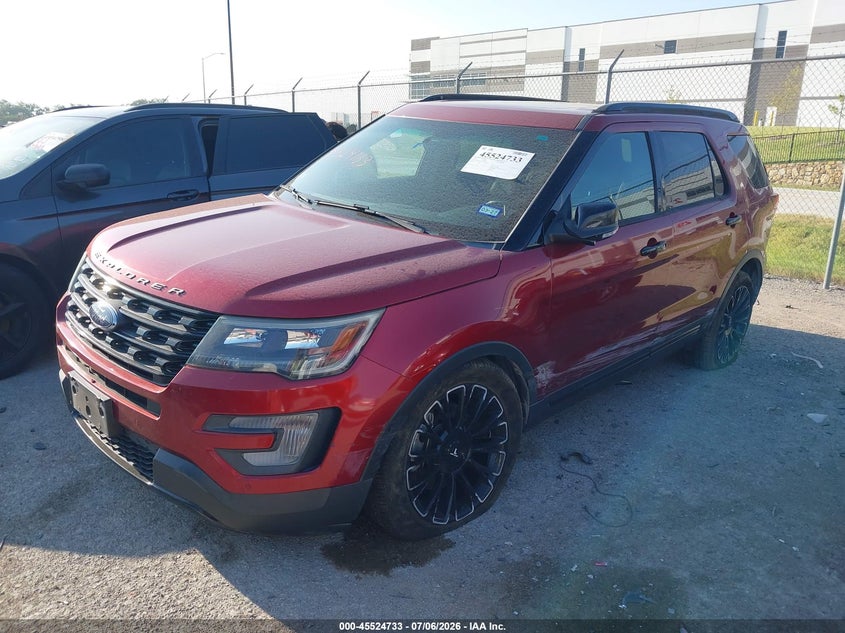 Vin: 1fm5k8gt4ggc46187, lot: 46022977, ford explorer sport 20162