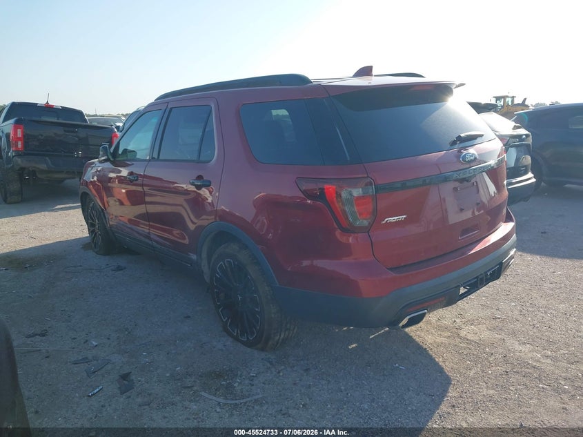 Vin: 1fm5k8gt4ggc46187, lot: 46022977, ford explorer sport 20163