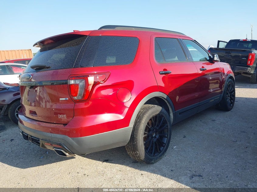 Vin: 1fm5k8gt4ggc46187, lot: 46022977, ford explorer sport 20164