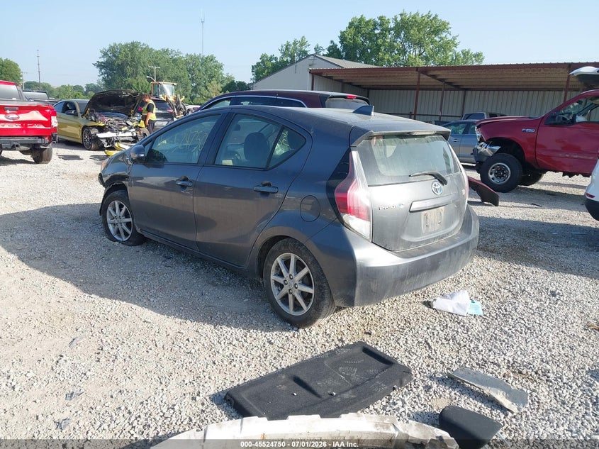 2015 TOYOTA PRIUS C auction photo 3