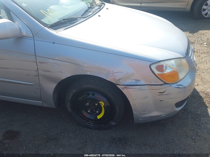 2007 Kia Spectra Ex VIN: KNAFE121475385743 Lot: 45524779