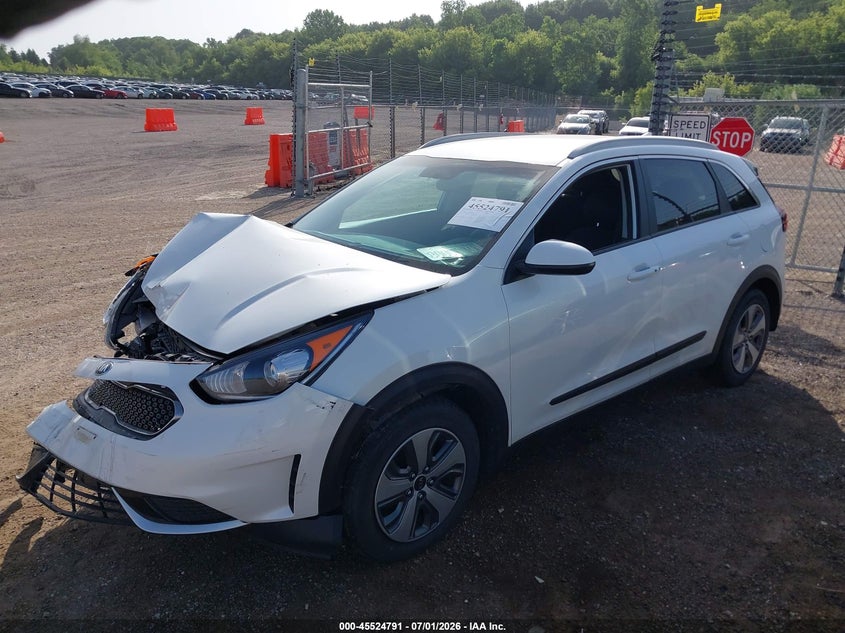 Vin: kndcb3lc0k5244350, lot: 46023035, kia niro lx 20192