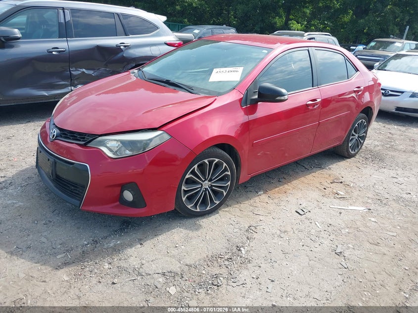 2014 TOYOTA COROLLA auction photo 2