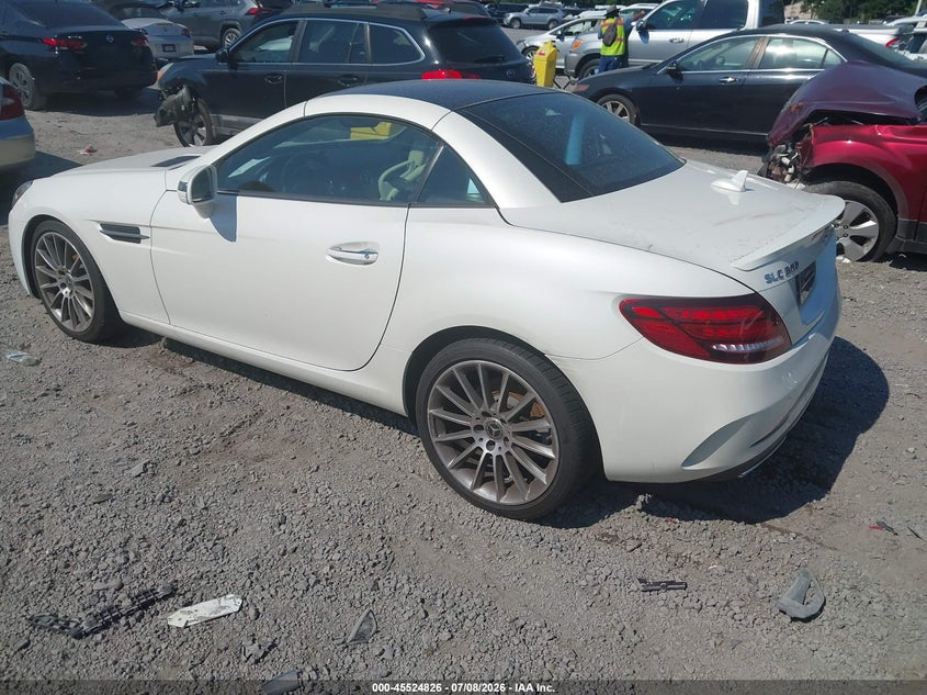Vin: wddpk3ja4kf161068, lot: 46023070, mercedes-benz slc 300 20193