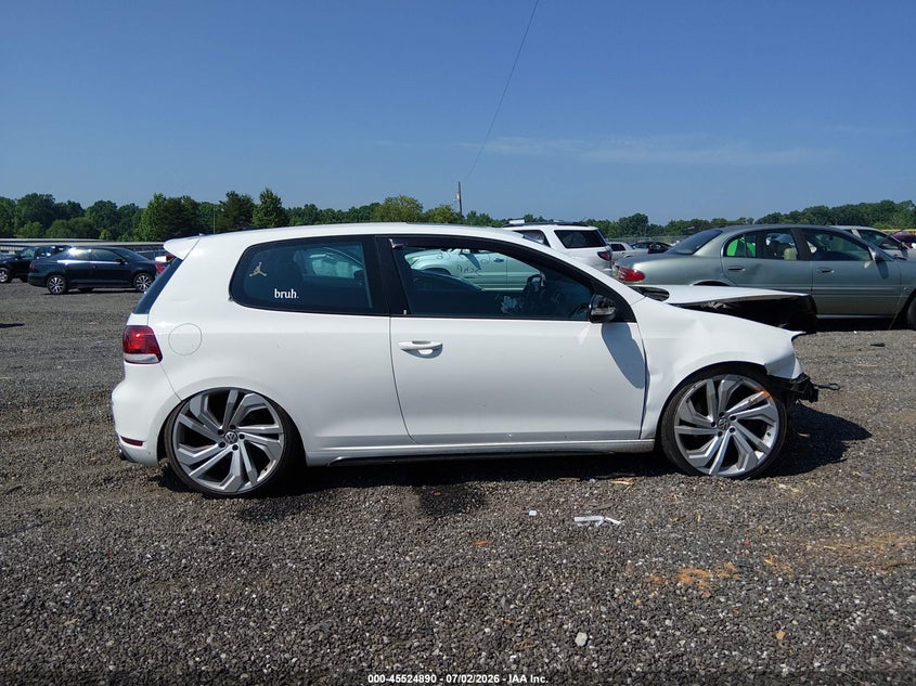 2012 Volkswagen Gti 2-Door VIN: WVWFD7AJ0CW235787 Lot: 45524890