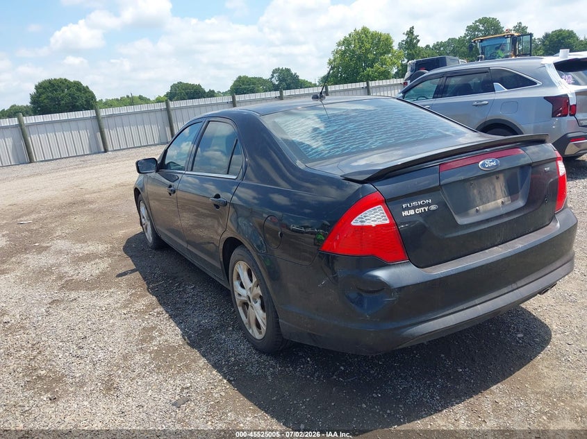 2012 FORD FUSION auction photo 3