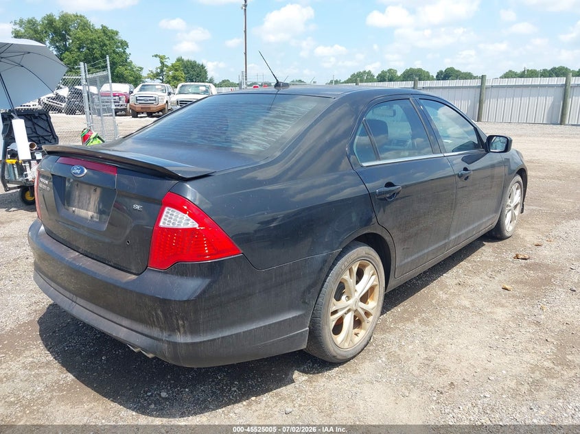 2012 FORD FUSION auction photo 4