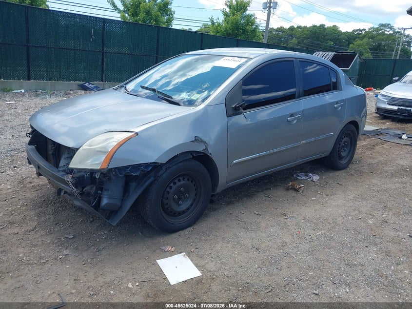 2010 Nissan Sentra, Front End, IAAI, VIN 3N1AB6AP3AL675863 — photo 2