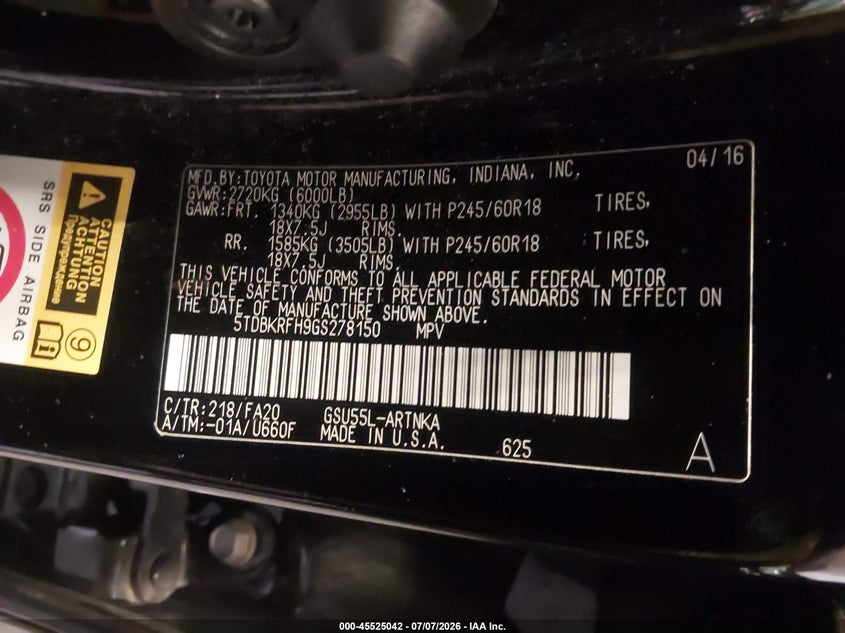 TOYOTA HIGHLANDER - zdjęcie 9