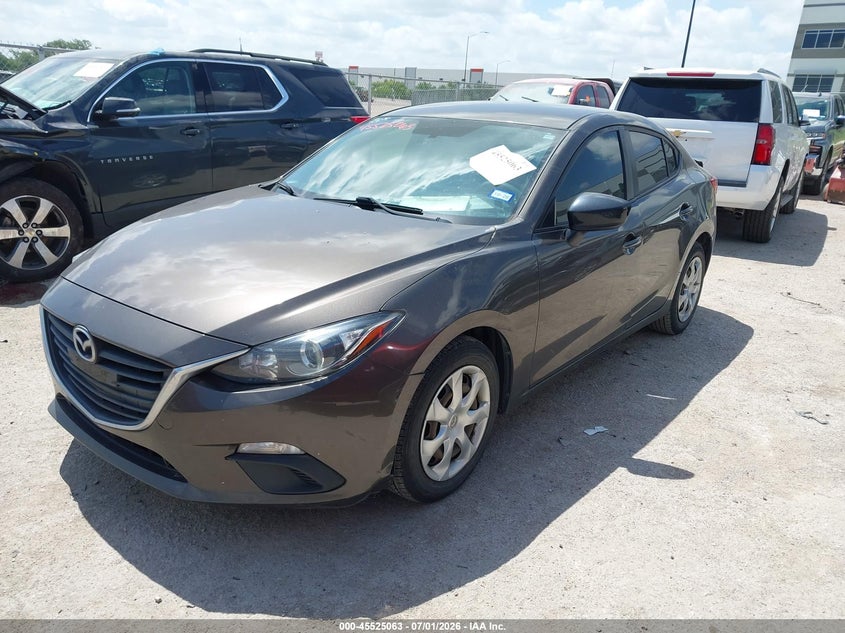 Vin: 3mzbm1t77gm262078, lot: 46023307, mazda mazda3 i sport 20162