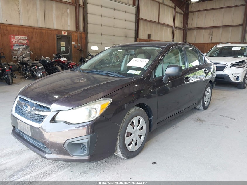 Vin: jf1gjaa63ch006469, lot: 46023317, subaru impreza 2.0i 20122