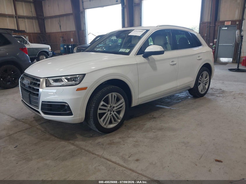 Vin: wa1cnafyxj2136329, lot: 46023332, audi q5 2.0t premium/2.0t tech premium 20182