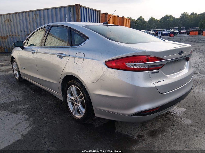Vin: 3fa6p0uu4jr271623, lot: 46023351, ford fusion hybrid s 20183