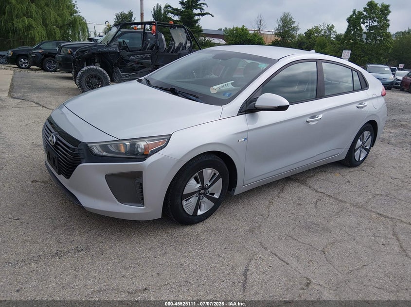 Vin: kmhc65lc1ju076590, lot: 46023356, hyundai ioniq hybrid blue 20182