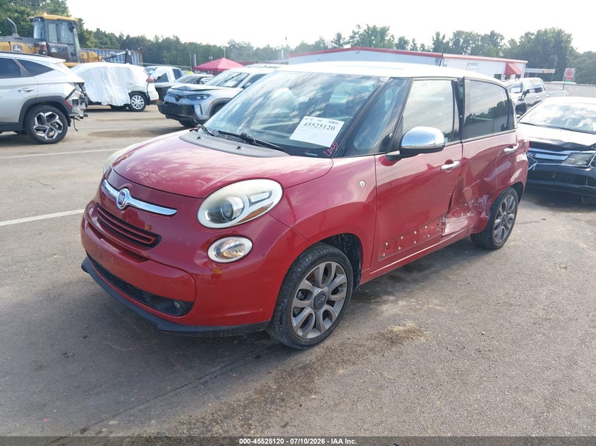 2017 Fiat 500L, Левый бок, IAAI, VIN ZFBCFACH8HZ039643 — фото 2