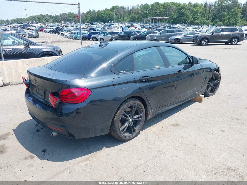 Vin: wba4j7c54kbm74245, lot: 46023387, bmw 440i gran coupe xdrive 20194