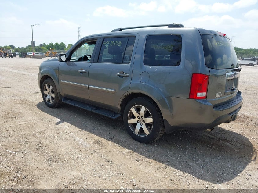 Vin: 5fnyf4h98cb042739, lot: 46023402, honda pilot touring 20123