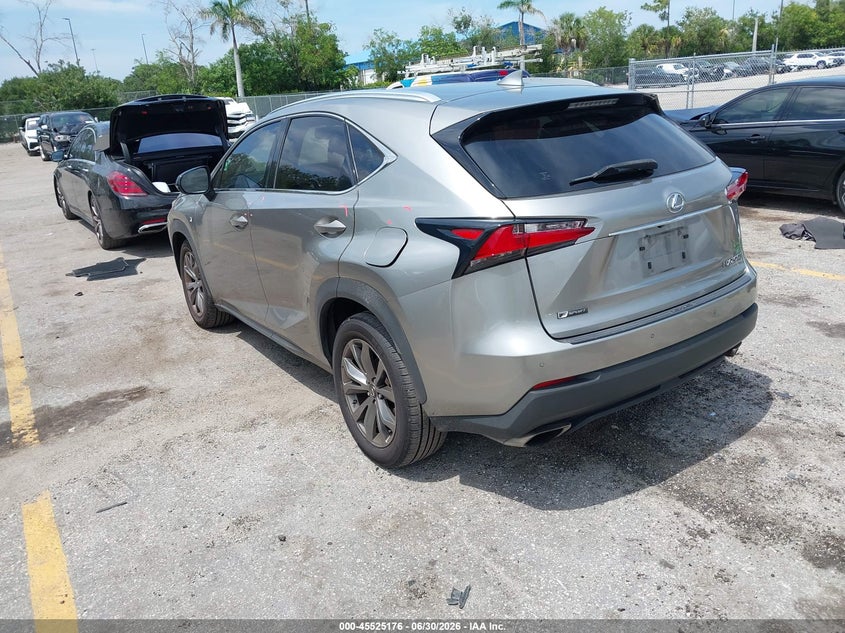 2017 LEXUS NX 200T auction photo 3