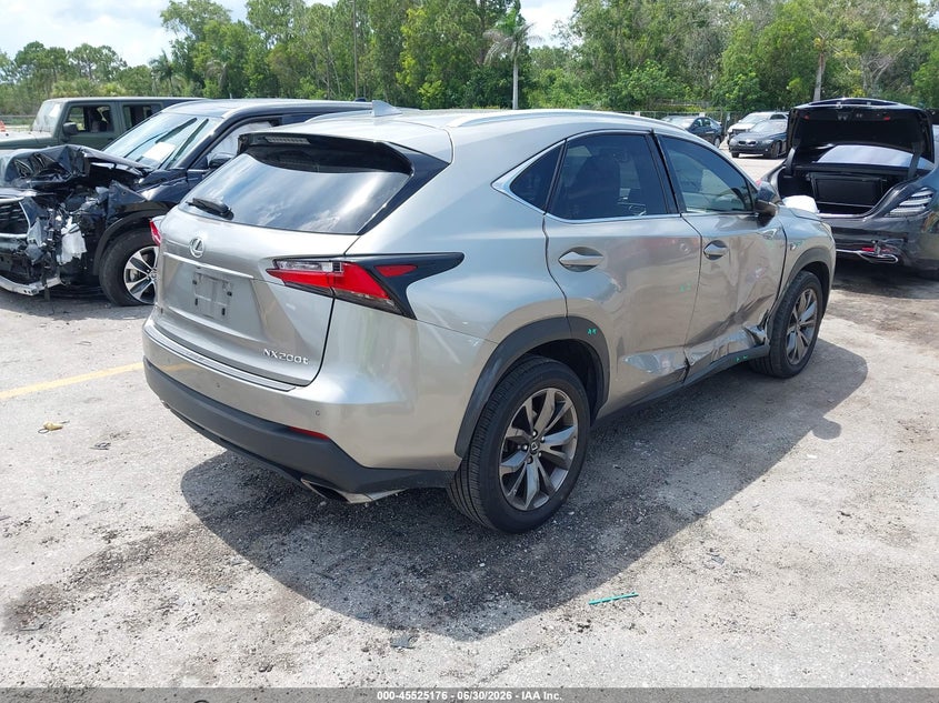 2017 LEXUS NX 200T auction photo 4