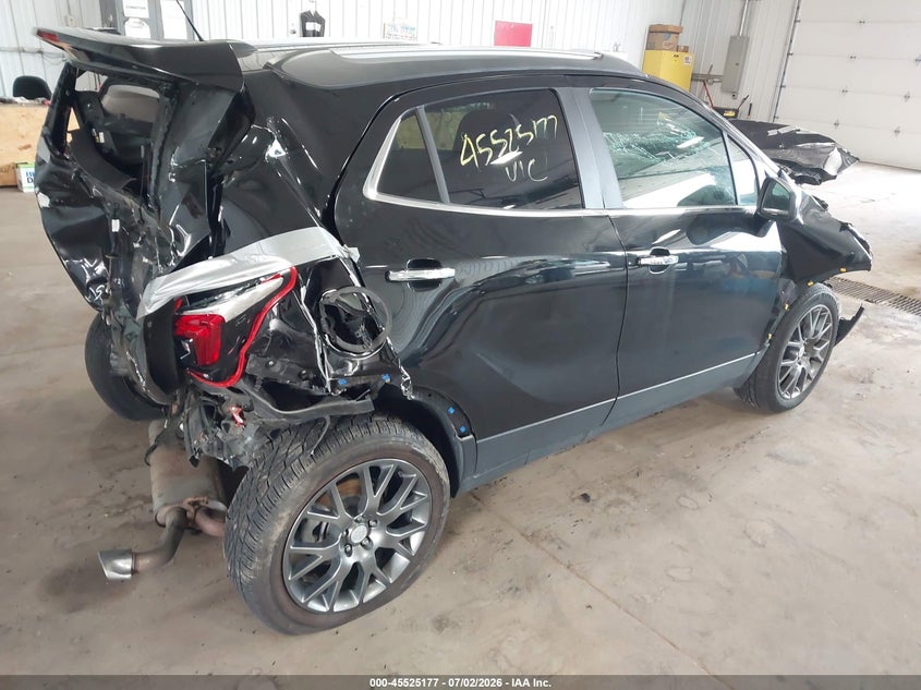 Vin: kl4cj2sb4lb009646, lot: 46023421, buick encore awd sport touring 20204