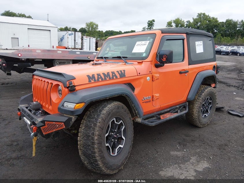 2019 JEEP WRANGLER auction photo 2