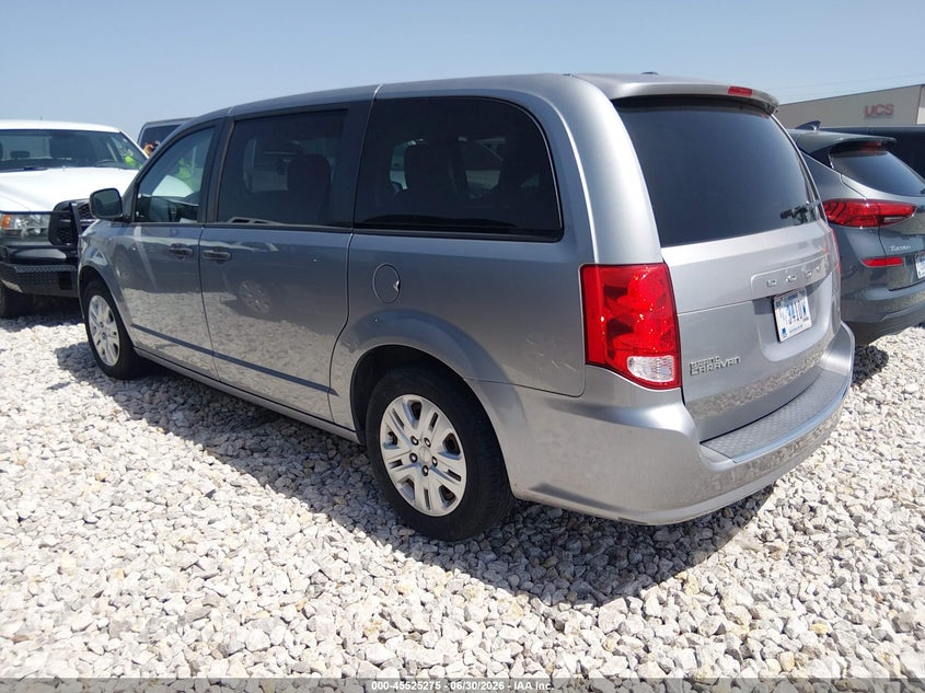 Vin: 2c4rdgbg8kr690488, lot: 46023519, dodge grand caravan se 20193