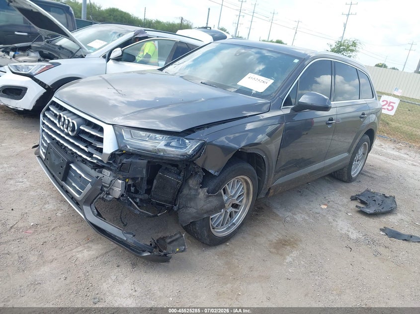 Vin: wa1vaaf71jd038631, lot: 46023529, audi q7 3.0t premium 20182