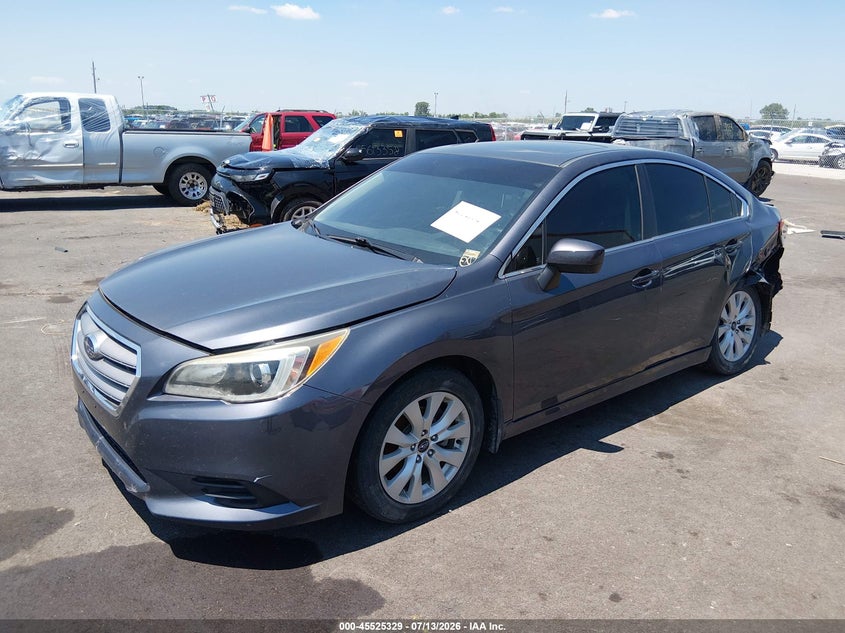 Vin: 4s3bnbe6xf3032979, lot: 46023573, subaru legacy 2.5i premium 20152