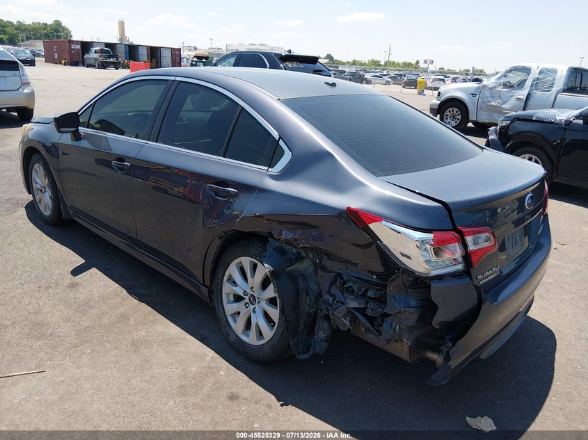 Vin: 4s3bnbe6xf3032979, lot: 46023573, subaru legacy 2.5i premium 20153