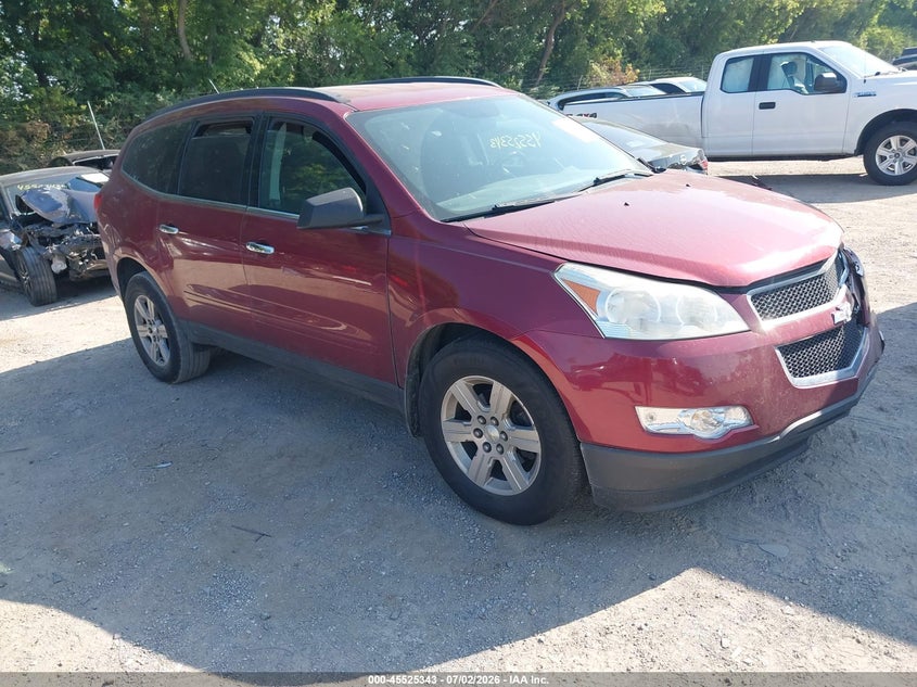 Vin: 1gnkrged6bj340938, lot: 46023587, chevrolet traverse lt w/1lt 2011 img_1