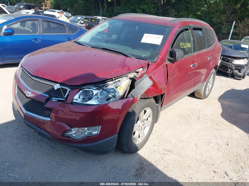 Vin: 1gnkrged6bj340938, lot: 46023587, chevrolet traverse lt w/1lt 20112