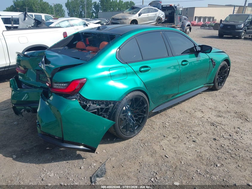 Vin: wbs43ay02rft00371, lot: 46023590, bmw m3 competition xdrive 20244