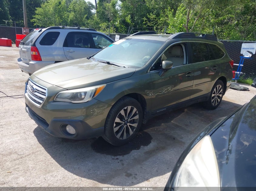 Vin: 4s4bsenc8f3263522, lot: 46023643, subaru outback 3.6r limited 20152