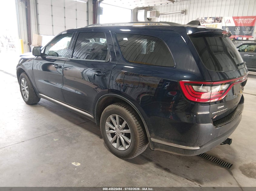 Vin: 1c4rdjag7jc372240, lot: 46023738, dodge durango sxt awd 20183