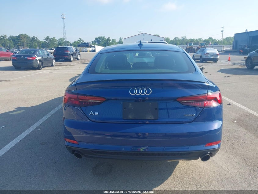 2019 Audi A5 45 Premium VIN: WAUENCF56KA016600 Lot: 45525550