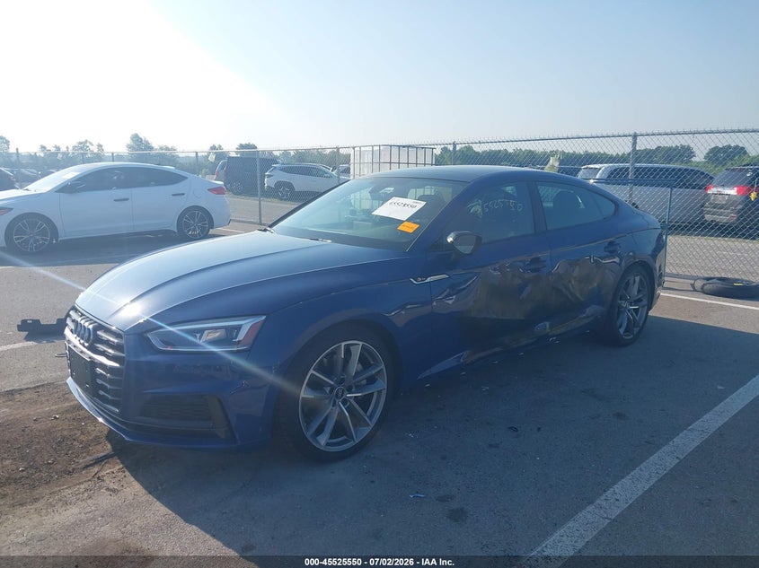 Vin: wauencf56ka016600, lot: 46023794, audi a5 45 premium 20192